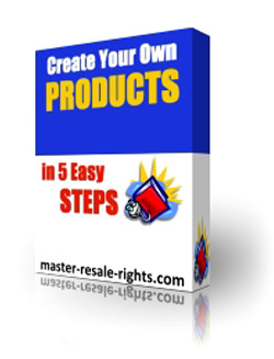 Create Your Own Products in 5 Easy Steps!