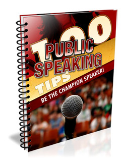 100 Public Speaking Tips